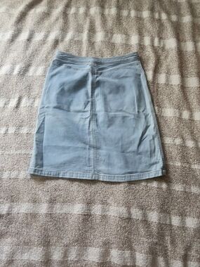 Splendid Light Blue Denim A-Line Skirt